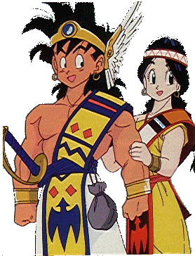 [Old Skool, Baybee! Abel & Tiala from Dragon Warrior]